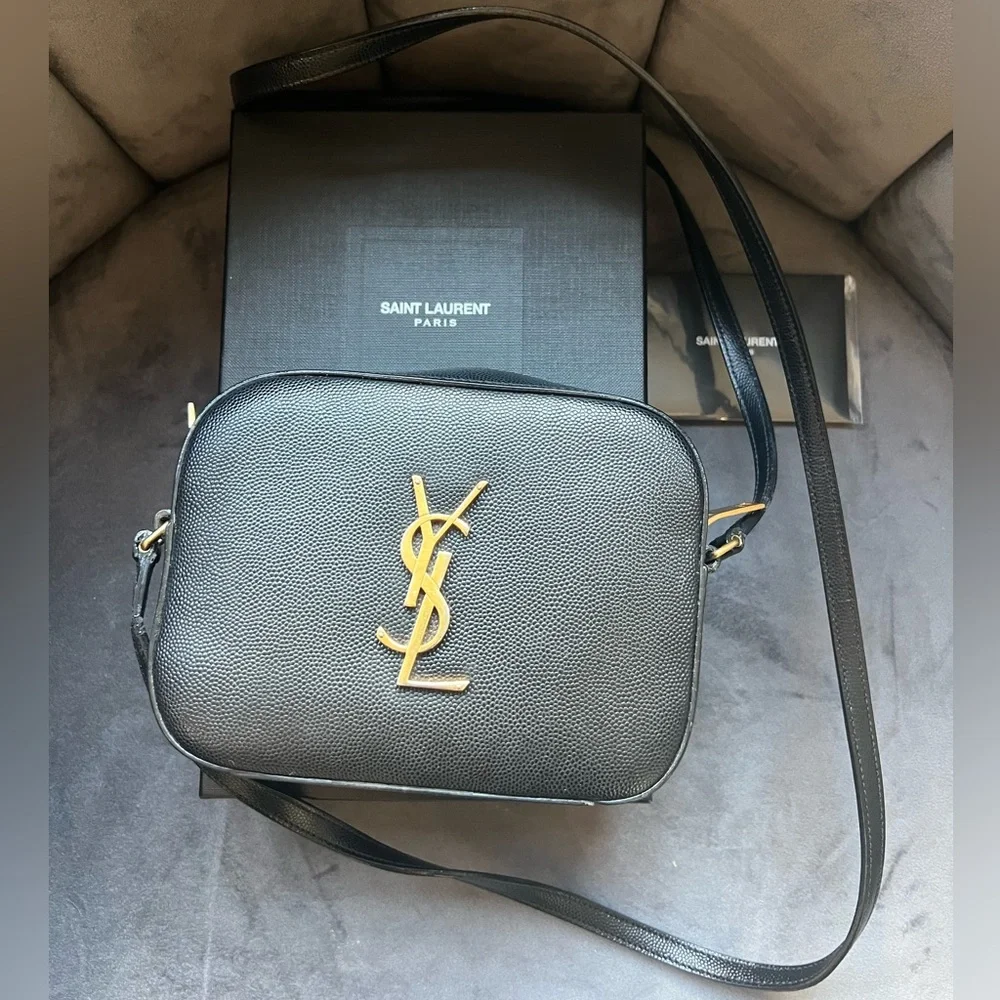 Yves Saint Laurent camera bag grain de poudre - Picture 1 of 12